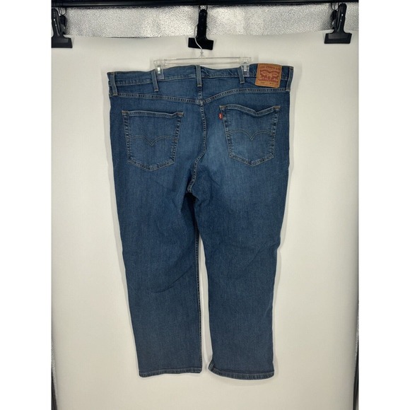 Levi's 559 Relaxed Straight Denim Blue Jeans 44x29 Pants Medium Wash 5 Pockets - Picture 2 of 3